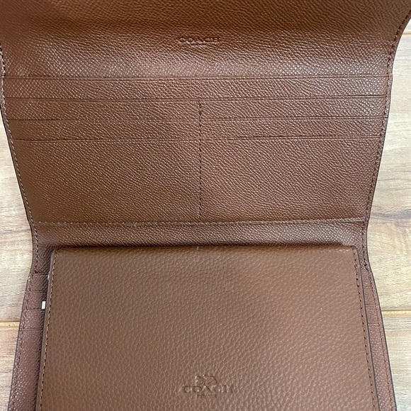 NWT COACH Checkbook Wallet - Picture 5 of 10